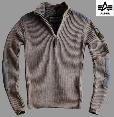 Лот: 2477373. Фото: 1. Пуловер ALPHA INDUSTRIES, Airborne... Свитеры, толстовки, худи