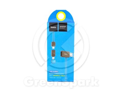 Лот: 13960048. Фото: 1. Кабель USB HOCO (UPL03) 2 в 1... Дата-кабели, переходники