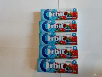 Лот: 11107180. Фото: 1. Orbit ягоды. Жевательная резинка