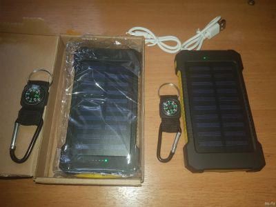Лот: 3419534. Фото: 1. 30000 мАч POWER BANK на солнечной... Инструмент и аксессуары для туризма