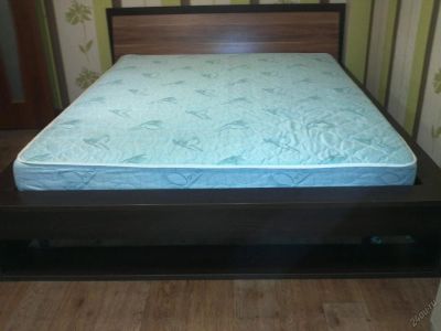Лот: 5875915. Фото: 1. кровать двуспальная + матрац. Кровати