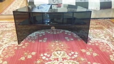Лот: 10889422. Фото: 1. стеклянная тумба под телевизор. Другое (тв и видео)