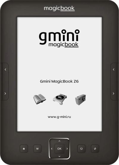 Лот: 3807892. Фото: 1. gmini MagicBook Z6 Black E-Ink... Электронные книги
