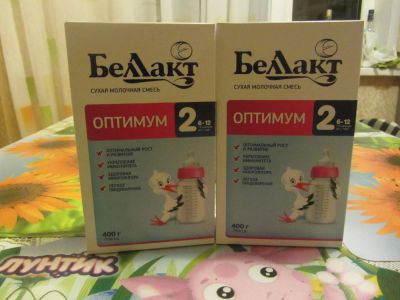 Лот: 6736493. Фото: 1. Смесь детская Беллакт оптимум... Детское питание