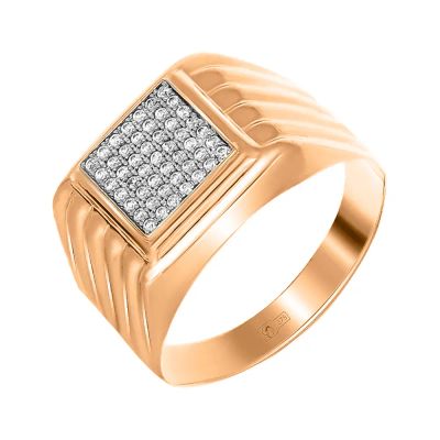 Лот: 23850453. Фото: 1. Кольцо-печатка TALANT из золота... Кольца, перстни