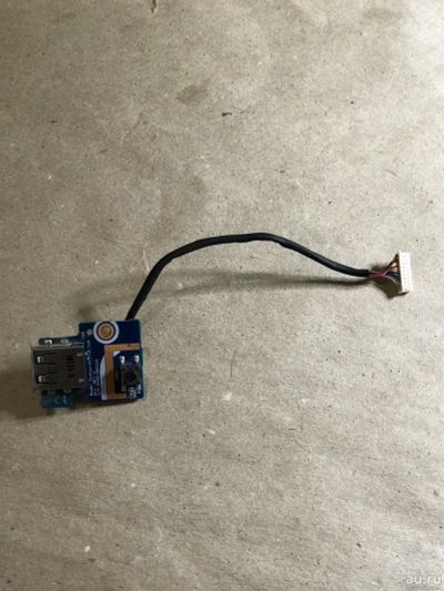 Лот: 12997207. Фото: 1. Плата кнопки включения и usb от... Платы расширения, контроллеры, доп. порты