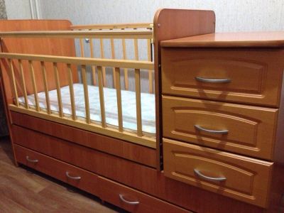 Лот: 3487508. Фото: 1. Кровать-качалка. Детские кровати и кроватки