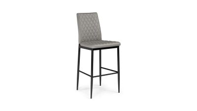 Лот: 24958192. Фото: 1. Стул Teon gray, black. Столы, стулья, обеденные группы