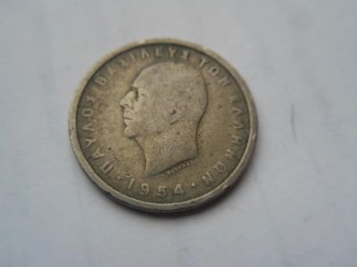 Лот: 5392154. Фото: 1. Греция 2 драхмы 1954. Европа
