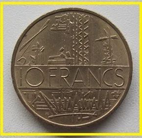 Лот: 15134685. Фото: 1. Франция 10 франков 1975, XF... Европа
