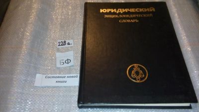 Лот: 7566783. Фото: 1. (2092317)Юридический энциклопедический... Словари