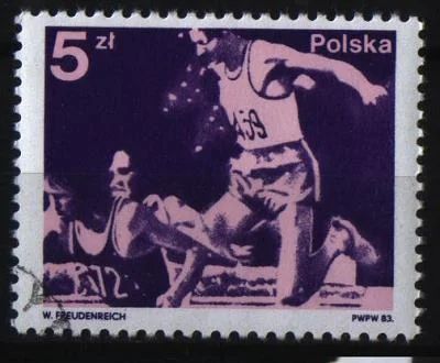 Лот: 7063715. Фото: 1. Польша 1983г спорт. Марки