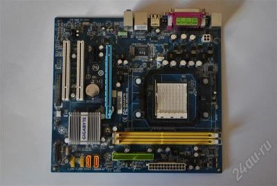 Лот: 369742. Фото: 1. GigaByte ga-m61sme-s2l (мертвая... Материнские платы