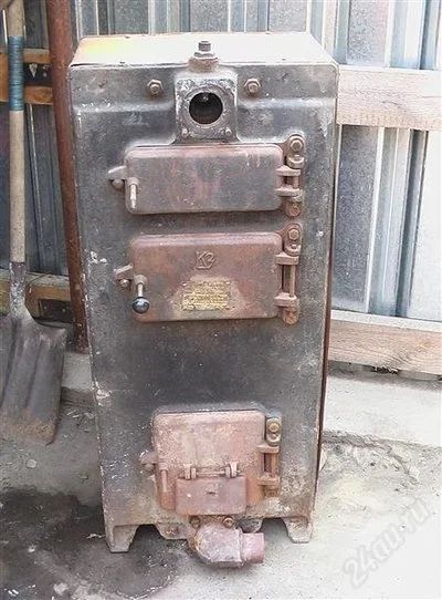 Лот: 1955718. Фото: 1. Котел отопительный КЧМ-1. Отопительные котлы, печи
