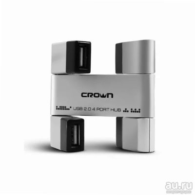 Лот: 17755783. Фото: 1. USB Хаб 2.0 Crown CMH-B15 4 порта... USB хабы