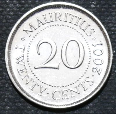 Лот: 11005590. Фото: 1. Экзотика с рубля (10970) Маврикий. Остальные страны