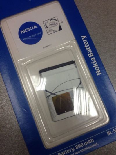 Лот: 6601034. Фото: 1. Аккумулятор оригинал Nokia BL-5B. Дата-кабели, переходники