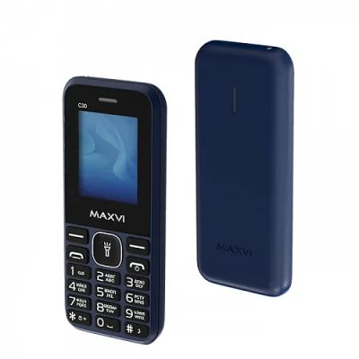Лот: 21114191. Фото: 1. Мобильный телефон Maxvi C30 Blue... Смартфоны