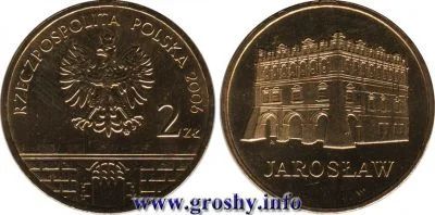 Лот: 5061132. Фото: 1. 2 злотых 2006 Польша, Ярослав... Европа