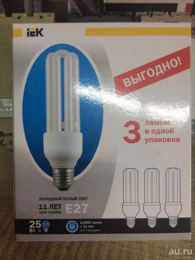 Лот: 8181142. Фото: 1. Энергосберегающая лампа iek, цоколь... Другое освещение