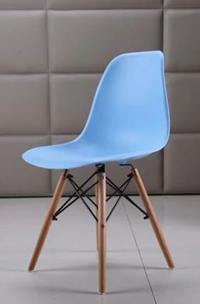 Лот: 9050032. Фото: 1. Стул Eames новый голубой 1 шт... Столы, стулья, обеденные группы