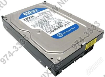Лот: 320138. Фото: 1. HDD 320 Gb SATA-II Western Digital... Жёсткие диски (HDD)