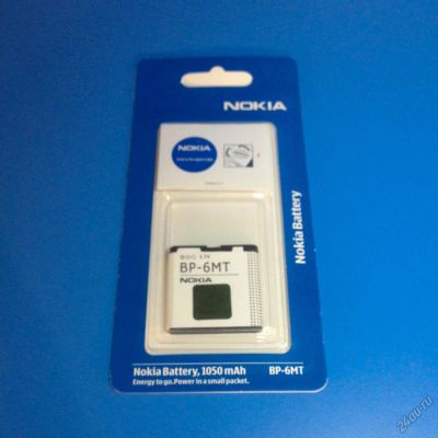 Лот: 5960537. Фото: 1. АКБ оригинал Nokia BP-6MT N81... Аккумуляторы