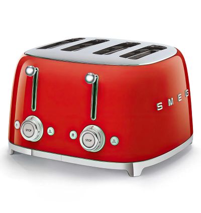 Лот: 24938316. Фото: 1. Тостер на 4 ломтика Smeg 50’s... Кухонная