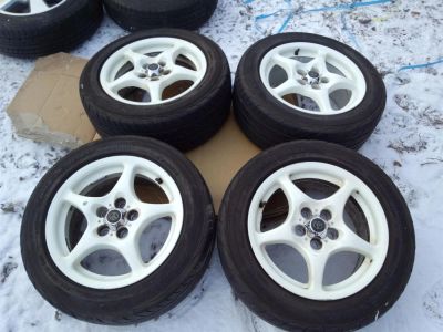 Лот: 3467789. Фото: 1. Литые диски R15 5x100 Toyota 7J... Шины на дисках