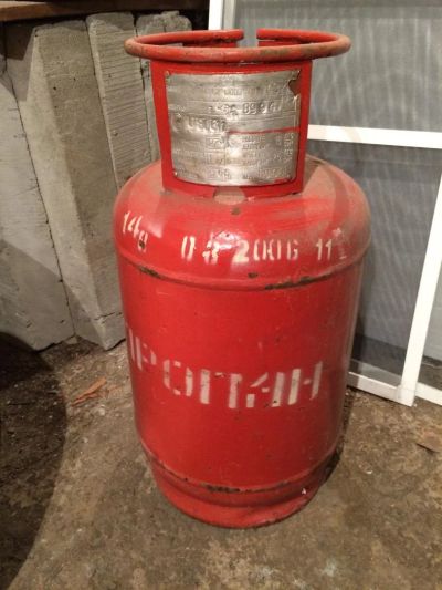 Лот: 4935264. Фото: 1. пропан баллон газовый 27л. Баллоны, газ в баллонах