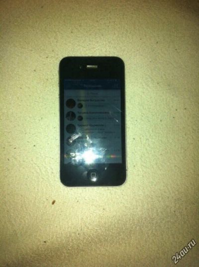 Лот: 5706298. Фото: 1. iPhone 4 32 gb черный, один день... Смартфоны