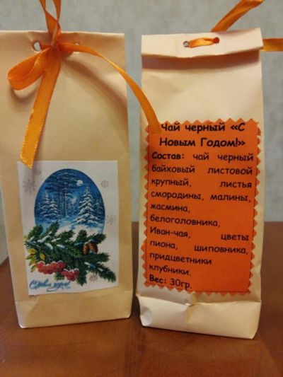Лот: 10458414. Фото: 1. Новогодний чай "С Новым Годом... Подарки на Новый год