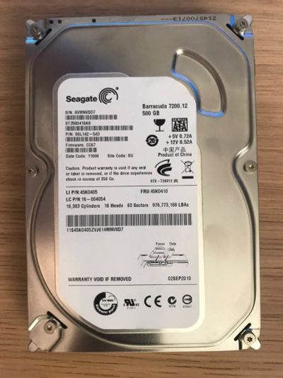 Лот: 18578797. Фото: 1. Жесткий диск SATA-II 500Gb Seagate... Жёсткие диски (HDD)
