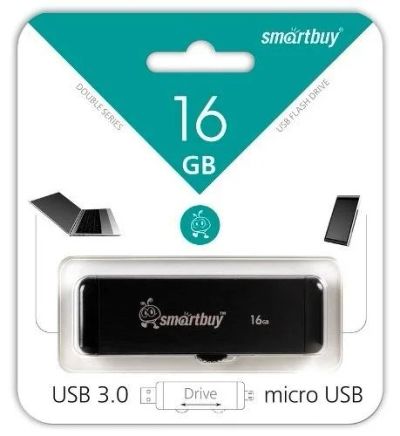 Лот: 4553619. Фото: 1. Флеш-накопитель USB3.0 16GB SmartBuy... USB-флеш карты