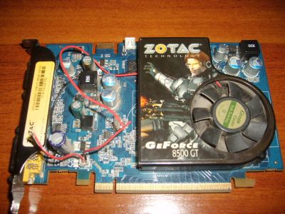 Лот: 3681187. Фото: 1. PCI-E Zotac GeForce 8500GT (неисправна... Видеокарты
