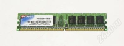 Лот: 500400. Фото: 1. Оперативная память DDR2 PATRIOT... Оперативная память