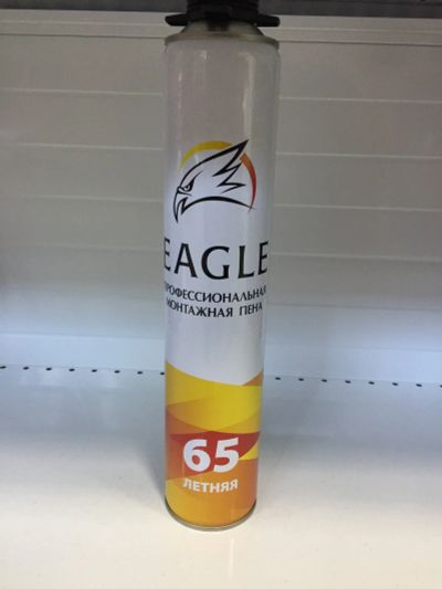 Лот: 18064695. Фото: 1. Монтажная пена проф. EAGLE 65... Клеи, герметики, пена монтажная, клейкие ленты
