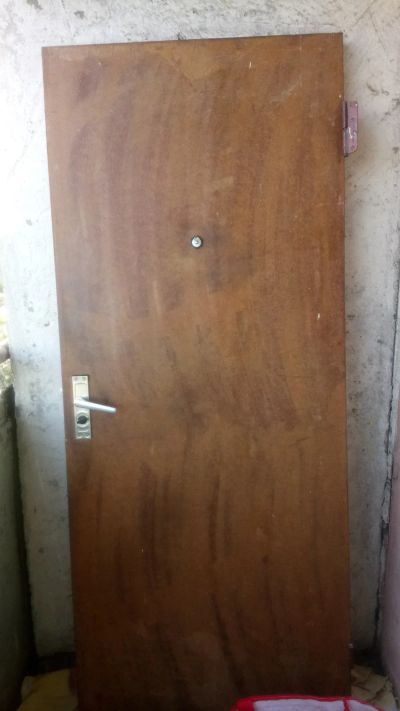 Лот: 16535655. Фото: 1. Деревянная дверь. Двери входные