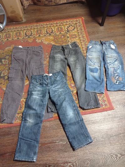 Лот: 22176359. Фото: 1. Джинсы для мальчиков. Брюки, джинсы, шорты