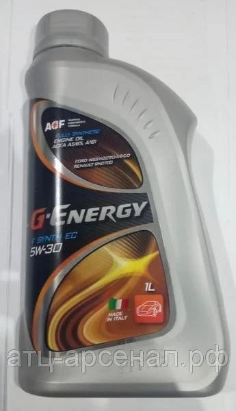 Лот: 16255948. Фото: 1. Газпром G-Energy F Synth EC, 5W30... Масла, жидкости