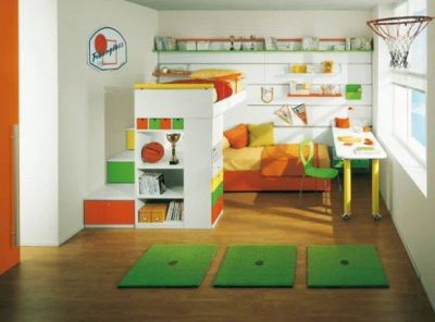 Лот: 14553355. Фото: 1. Детская мебель с двумя кроватями... Комплекты детской мебели