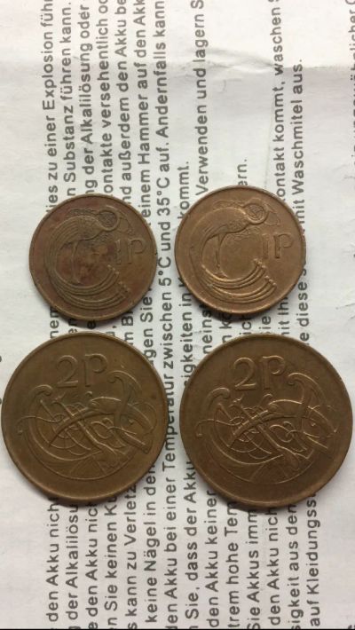 Лот: 19432894. Фото: 1. Набор 4 монеты Ирландии. Наборы монет
