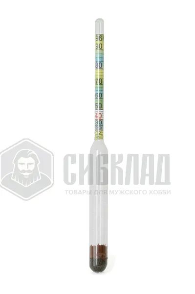 Лот: 20989255. Фото: 1. Спиртомер бытовой (0-96%) в картонной... Тара, измерительные приборы и сопутствующие товары