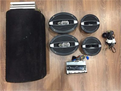 Лот: 10385810. Фото: 1. Колонки для автомобиля + сабвуфер... Другое (автозвук)