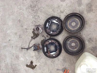 Лот: 8294565. Фото: 1. тормозные барабаны колодки toyota... Ходовая, подвеска, рулевое управление