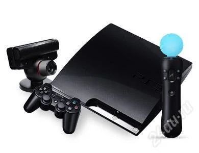 Лот: 1515894. Фото: 1. PS3 slim 320gb +2джойстика move... Игровые приставки, консоли