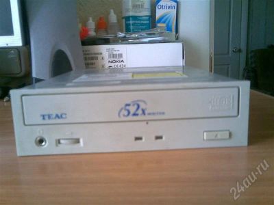 Лот: 286815. Фото: 1. CD-ReWriter 52x 24x 52x TEAC CD-W552E... Приводы CD, DVD, BR, FDD