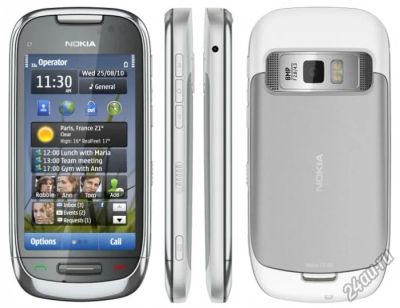 Лот: 4090213. Фото: 1. Nokia C7. Кнопочные мобильные телефоны