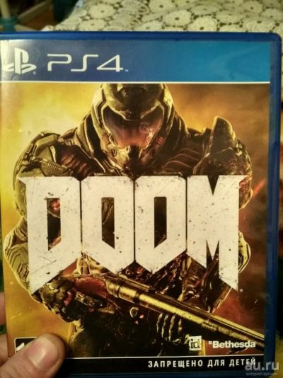 Лот: 10612947. Фото: 1. Диск PS4 Doom. Игры для консолей