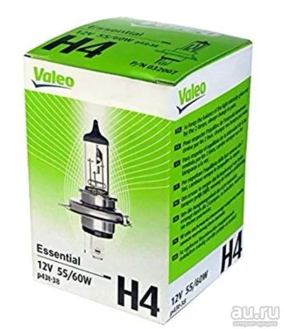 Лот: 16646025. Фото: 1. Лампа H4 Valeo 12В 60/55Вт 032007. Электроприборы для автомобиля